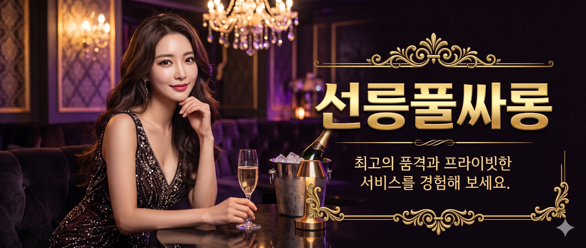 선릉풀싸롱 지역 및 방문 안내 배너 이미지
