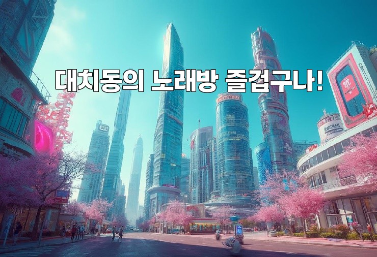 대치동의 노래방 즐겁구나!
