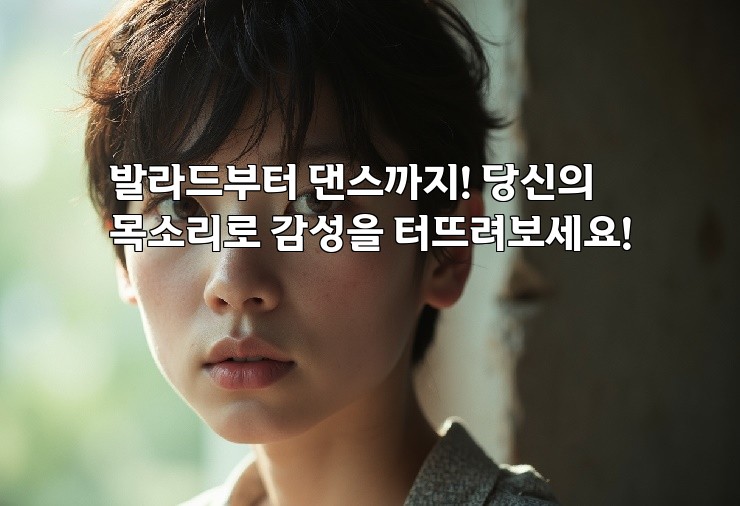 발라드부터 댄스까지! 당신의 목소리로 감성을 터뜨려보세요!