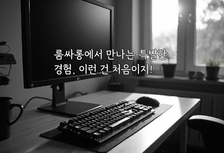 룸싸롱에서 만나는 특별한 경험, 이런 건 처음이지!