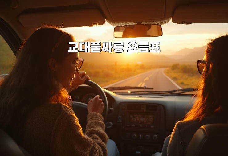 교대풀싸롱 요금표