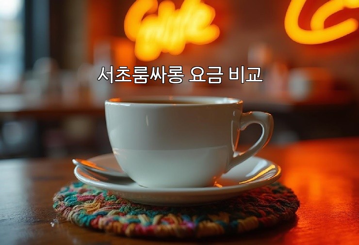 서초룸싸롱 요금 비교
