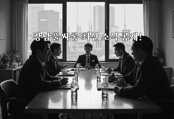 강남풀싸롱 최신 소식 공개!