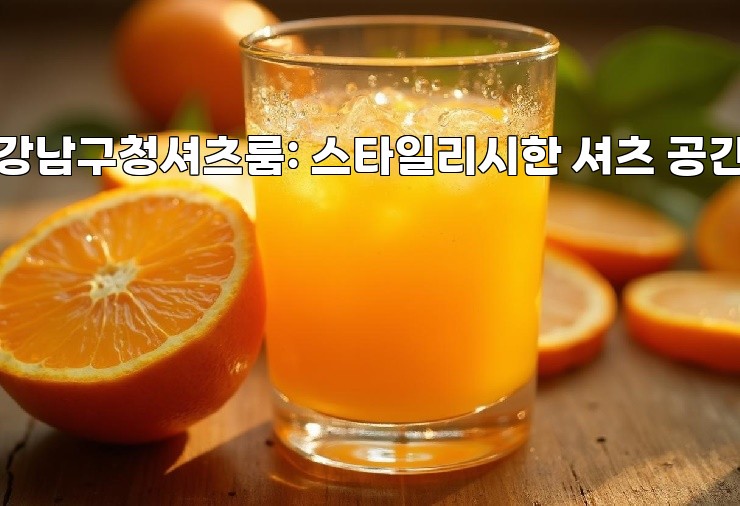 강남구청셔츠룸: 스타일리시한 셔츠 공간